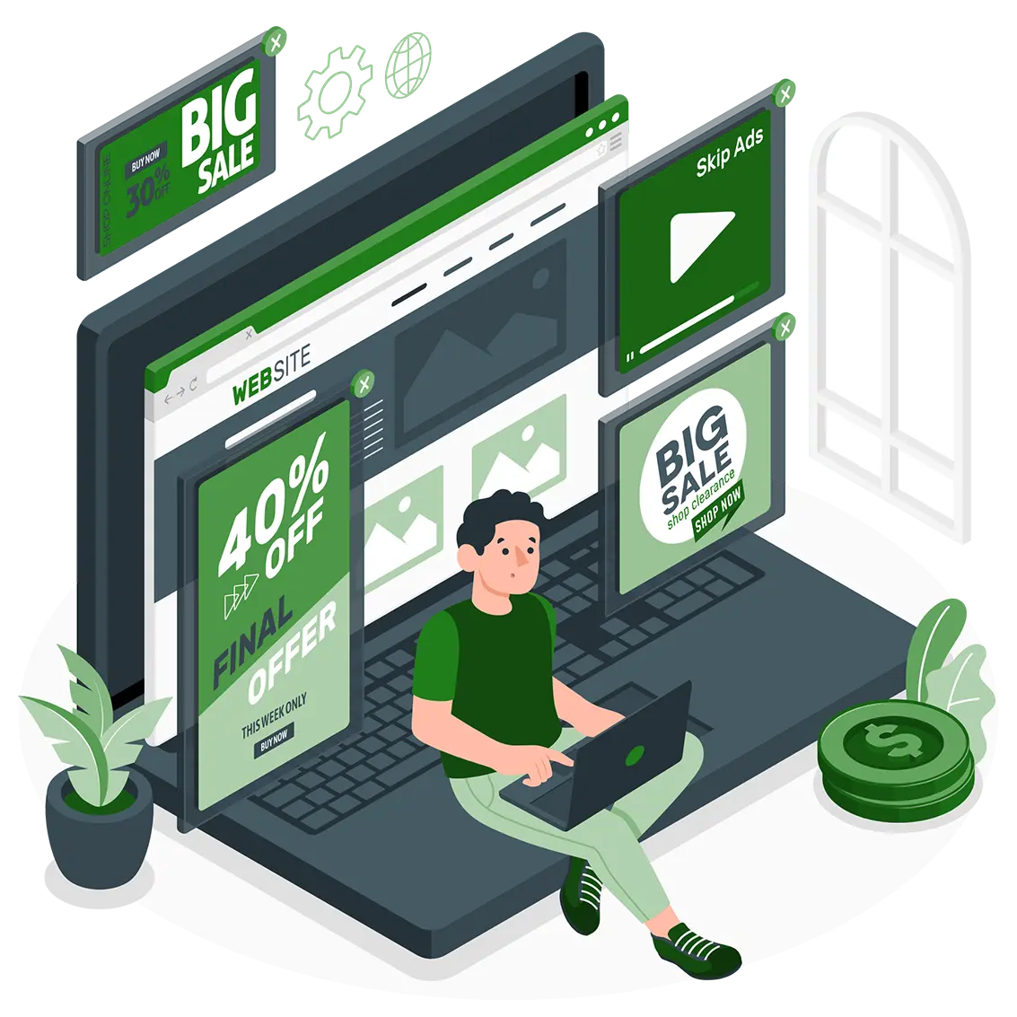 داشتن سایت یا پلتفرم‌ های واسط برای فروش آنلاین